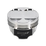 Manley Mitsubishi 4B11 86mm Bore 9.0:1 CR -5cc Dish Turbo Tuff Piston Set w/ Rings thumbnail 8