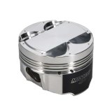 Manley Mitsubishi 4B11 86.5mm Bore 10.0:1 CR +2cc Dome Turbo Tuff Piston Set w/ Rings thumbnail 2
