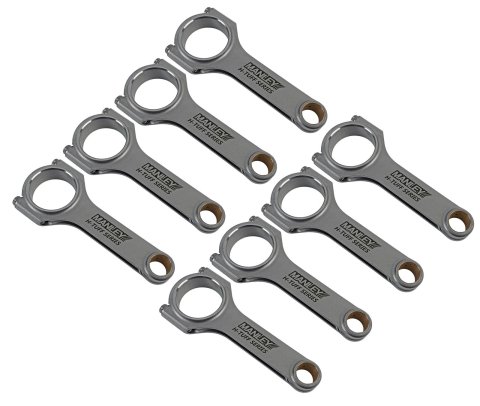 Manley Chevrolet LS 6.125 Length H Tuff Series Connecting Rod Set w/ ARP 2000 Bolts thumbnail 1