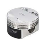 Manley Nissan GTR VR38DETT 98mm Bore 88.4mm Stroke -2cc Dish Turbo Tuff Piston Set w/ Rings thumbnail 1