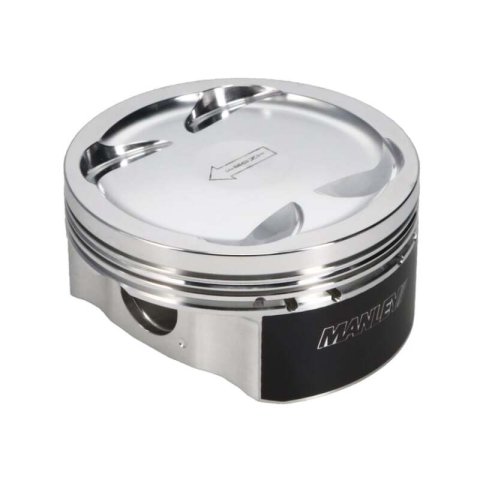 Manley 04+ Subaru WRX STi (EJ257) 83mm Stroker 99.5mm STD Bore 9.8:1 Dish Piston Set with Rings thumbnail 3
