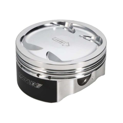 Manley 04+ Subaru WRX STi (EJ257) 83mm Stroker 99.5mm STD Bore 9.8:1 Dish Piston Set with Rings thumbnail 6