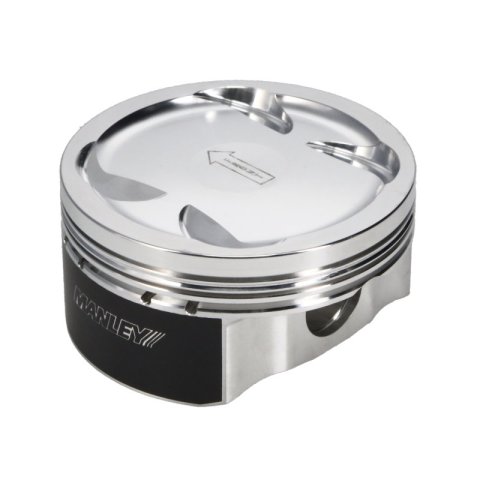 Manley 04+ Subaru WRX STi (EJ257) 83mm Stroker 99.5mm STD Bore 9.8:1 Dish Piston Set with Rings thumbnail 9