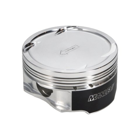 Manley 03-07 Nissan 350Z/Maxima/Altima 81.4mm Stroker 95.5mm Std Bore 8.5:1 Dish Piston Set w/ Rings thumbnail 1
