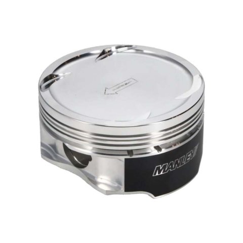 Manley 03-07 Nissan 350Z/Maxima/Altima 81.4mm Stroker 95.5mm Std Bore 8.5:1 Dish Piston Set w/ Rings thumbnail 2
