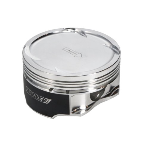 Manley 03-07 Nissan 350Z/Maxima/Altima 81.4mm Stroker 95.5mm Std Bore 8.5:1 Dish Piston Set w/ Rings thumbnail 4