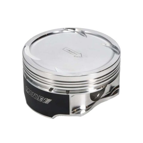 Manley 03-07 Nissan 350Z/Maxima/Altima 81.4mm Stroker 95.5mm Std Bore 8.5:1 Dish Piston Set w/ Rings thumbnail 5