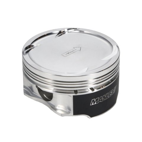 Manley 03-07 Nissan 350Z/Maxima/Altima 81.4mm Stroker 95.5mm Std Bore 8.5:1 Dish Piston Set w/ Rings thumbnail 8