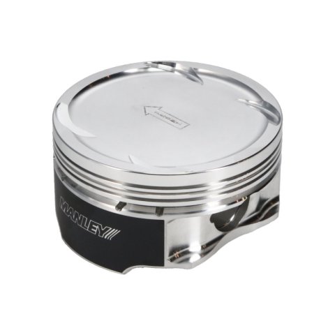 Manley 03-07 Nissan 350Z/Maxima/Altima 81.4mm Stroker 95.5mm Std Bore 8.5:1 Dish Piston Set w/ Rings thumbnail 9