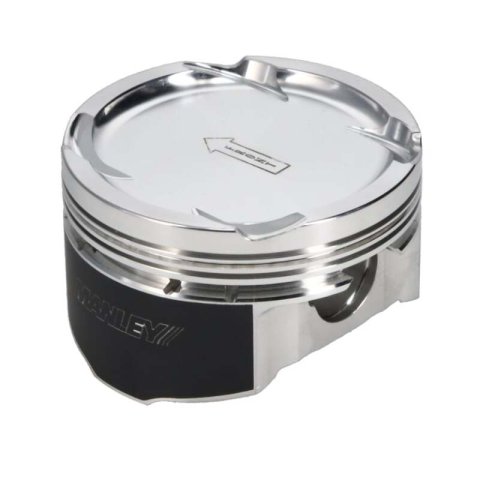 Manley 08+ Mitsubishi Evo X (4B11T) 94mm Stroker 86.5mm +0.5mm Bore 9.0:1 Dish Piston Set with Rings thumbnail 2