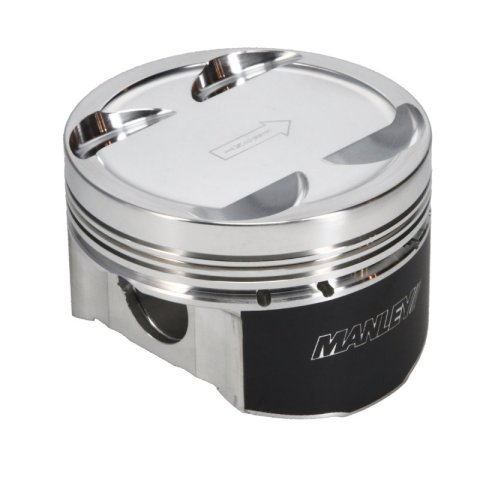 Manley 03-06 Mitsubishi Evo 8/9 4G63T 87mm +2.0mm Bore 8.5/9.0:1 Dish Pistons w/ Rings thumbnail 7