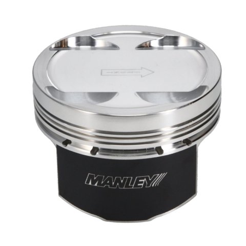 Manley 03-06 Mitsubishi Evo 8/9 4G63T 87mm +2.0mm Bore 8.5/9.0:1 Dish Pistons w/ Rings thumbnail 9
