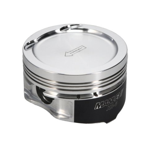 Manley Nissan (SR20DE/DET) 87mm +1.0mm Oversized Bore 8.5:1 Dish Piston Set with Ring thumbnail 1