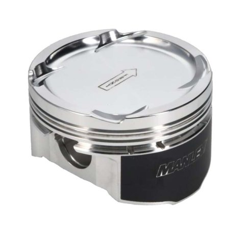 Manley 95-99 Mitsubishi (4G64 w/ 4G63 Head) 87mm +.5mm Oversized Bore 8.5:1 Dish Piston - SINGLE thumbnail 2