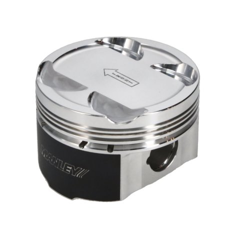 Manley Toyota Supra Turbo (2JZGTE) 87mm +1.0mm Oversized Bore 9:1 Dish Piston Set with Ring - SINGLE thumbnail 3