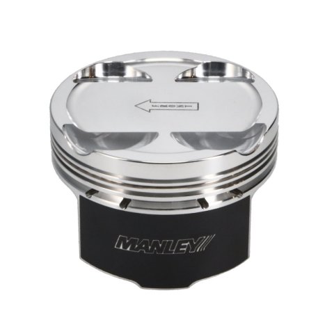 Manley Toyota Supra Turbo (2JZGTE) 87mm +1.0mm Oversized Bore 9:1 Dish Piston Set with Ring - SINGLE thumbnail 9