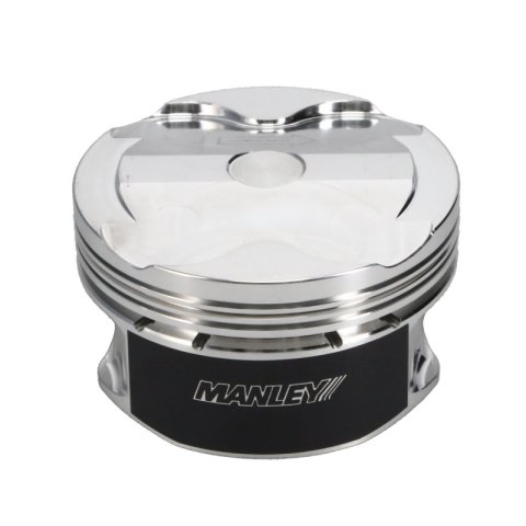 Manley 2018+ Ford Coyote 5.0L 6.75cc Dish 3.672in Bore 12:1 CR 22mm Pin Platinum Ext Duty Pistons thumbnail 3