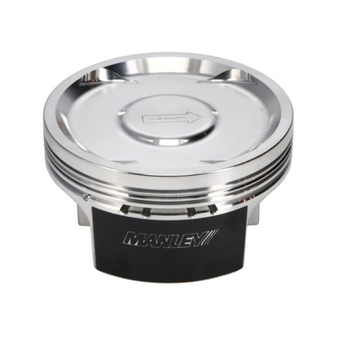 Manley 04+ Subaru WRX/STI 2.5L 99.75mm Bore +.25mm 8.5:1 CR Dish Piston Set with Rings thumbnail 2