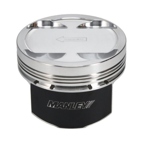 Manley 03-06 Mitsubishi Evo 8/9 4G63T 87mm +2.0mm Bore 8.5/9.0:1 Dish Extreme Duty Piston - Single thumbnail 8