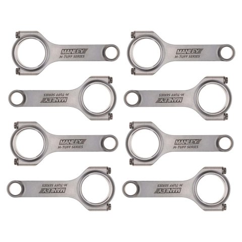 Manley Chevrolet LS 6.125 Length H Tuff Series Connecting Rod Single w/ ARP 2000 Bolts thumbnail 6