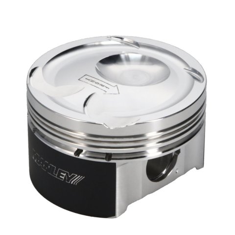 Manley Ford 2.3L EcoBoost 87.5mm STD Size Bore 9.5:1 Dish Piston Set thumbnail 4