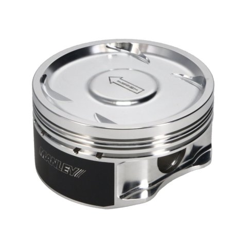 Manley 04+ Subaru WRX STi (EJ257) STD Stroke 99.5mm STD Bore 8.5:1 Dish Piston Set with Rings thumbnail 1