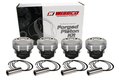Wiseco 1400 HD Mitsu EVO 8 - 4G63 Turbo -14cc 85.25mm Bore 8.5 CR Piston Shelf Stock Kit thumbnail 8