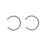 Wiseco 18mm Round Wire Pin Locks (Pair) Retaining Clip Shelf Stock thumbnail 3