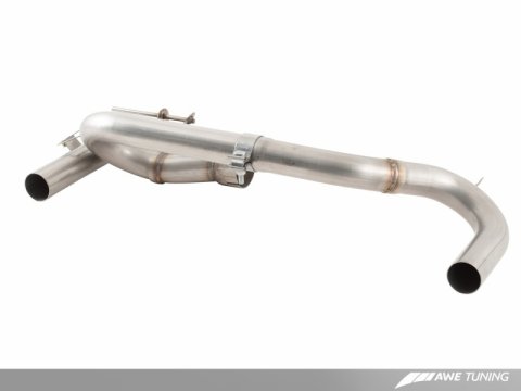 AWE Tuning BMW F3X 335i/435i Touring Edition Axle-Back Exhaust - Chrome Silver Tips (90mm) thumbnail 3