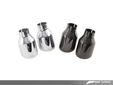 AWE Tuning BMW F3X 335i/435i Touring Edition Axle-Back Exhaust - Chrome Silver Tips (90mm) thumbnail 5