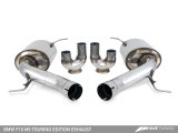 AWE Tuning BMW F10 M5 Touring Edition Axle-Back Exhaust Chrome Silver Tips thumbnail 1
