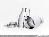 AWE Tuning BMW F10 M5 Touring Edition Axle-Back Exhaust Chrome Silver Tips thumbnail 5