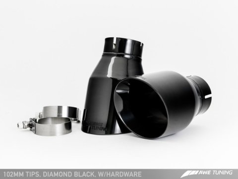 AWE Tuning BMW F10 M5 Touring Edition Axle-Back Exhaust Diamond Black Tips thumbnail 9