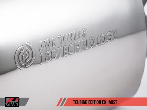 AWE Tuning BMW F22 M235i / M240i Touring Edition Axle-Back Exhaust - Diamond Black Tips (90mm) thumbnail 3