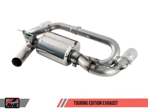 AWE Tuning BMW F22 M235i / M240i Touring Edition Axle-Back Exhaust - Diamond Black Tips (90mm) thumbnail 4