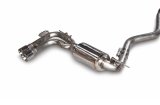 AWE Tuning BMW F3X N20/N26 328i/428i Touring Edition Exhaust Quad Outlet - 80mm Diamond Black Tips thumbnail 7