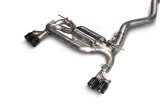 AWE Tuning BMW F3X N20/N26 328i/428i Touring Edition Exhaust Quad Outlet - 80mm Diamond Black Tips thumbnail 8