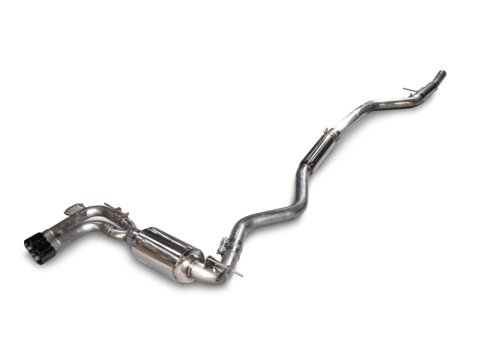 AWE Tuning BMW F3X 28i / 30i Touring Edition Axle-Back Exhaust Single Side - 80mm Black Tips thumbnail 2