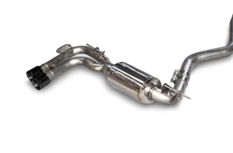 AWE Tuning BMW F3X 28i / 30i Touring Edition Axle-Back Exhaust Single Side - 80mm Black Tips thumbnail 8