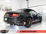 AWE Tuning S550 Mustang EcoBoost Axle-Back Exhaust - Touring Edition (Chrome Silver Tips) thumbnail 5