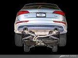AWE Tuning Audi 8R Q5 3.2L Non-Resonated Exhaust System (Downpipe-Back) - Diamond Black Tips thumbnail 8
