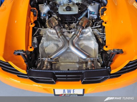 AWE Tuning McLaren MP4-12C Performance Exhaust - Machined Tips thumbnail 5