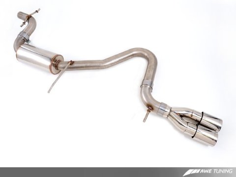 AWE Tuning Audi 8P A3 FWD Cat-Back Performance Resonated Exhaust thumbnail 3