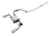 AWE Tuning Ford Focus RS SwitchPath Cat-Back Exhaust - Chrome Silver Tips thumbnail 5