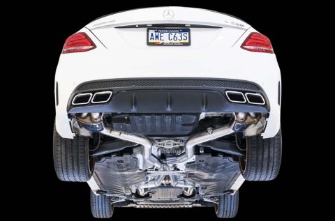 AWE Tuning Mercedes-Benz W205 AMG C63/S Coupe SwitchPath Exhaust System - for DPE Cars thumbnail 1