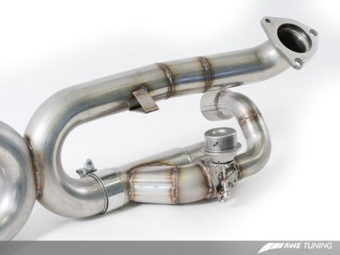 AWE Tuning Porsche 991 SwitchPath Exhaust for PSE Cars Chrome Silver Tips thumbnail 7