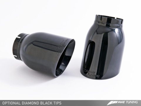 AWE Tuning Porsche 991 SwitchPath Exhaust for PSE Cars Diamond Black Tips thumbnail 8