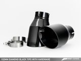 AWE Tuning Audi C7.5 A7 3.0T Touring Edition Exhaust - Quad Outlet Diamond Black Tips thumbnail 3