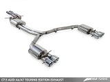 AWE Tuning Audi C7.5 A7 3.0T Touring Edition Exhaust - Quad Outlet Diamond Black Tips thumbnail 5