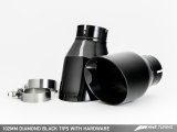 AWE Tuning Audi C7.5 A7 3.0T Touring Edition Exhaust - Quad Outlet Diamond Black Tips thumbnail 6